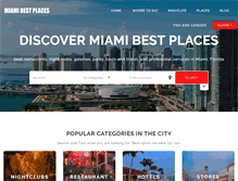 Tablet Screenshot of miamibestplaces.com